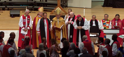 Andy Lines immediately after the consecration