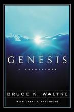 Cover of Bruce Waltke's commentary on Genesis