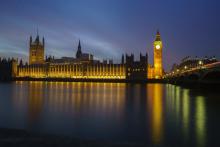 The palace of Westminster