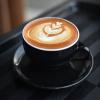 Cup of coffee on table